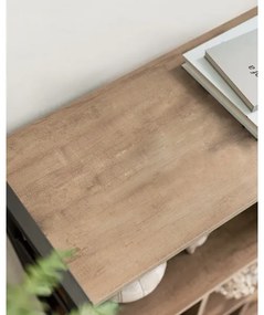 Bibliotecă NAVARO maro/negru