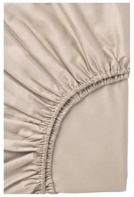 Lenjerie de pat bej din bumbac ranforcé pentru pat de o persoană/extinsă cu cearceaf inclus/cu 3 piese 160x220 cm Amore – Mila Home