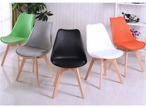 JAKS SCAUN CLASSIC CU PERNĂ ALBĂ , STILUL SCANDINAV