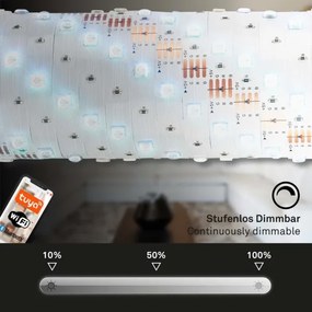 Bandă LED RGBW dimabilă 6,6m LED/7,5W/USB Tuya Brilo + telecomandă