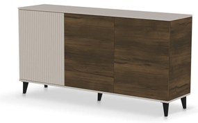 Comoda Random 2 KM-1 casmir/nuc/negru L160 cm