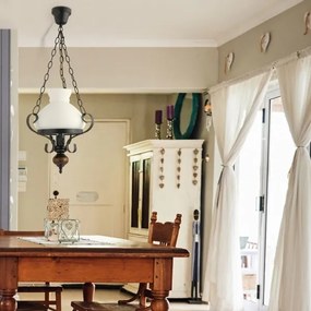 Rabalux 7076 - Lustra cu lant PETRONEL 1xE27/60W/230V