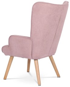 Fotoliu cu taburet PINK2, roz
