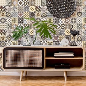 Set de 24 de autocolante de perete Ambiance Kenjito, 15 x 15 cm