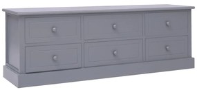 284126 vidaXL Bancă de hol, gri închis, 115 x 30 x 40 cm, lemn