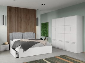 Set mobila dormitor 4 piese Alb Adapto C10