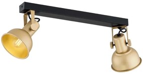 Spot LENORA 2xE14/7W/230V negru/auriu Argon 7144