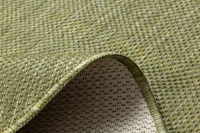 Covor SISAL SION cerc A5165A Melanj țesute plate verde