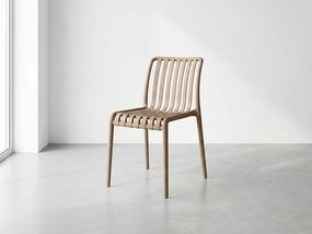 Scaun din plastic TREGO, bej