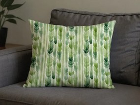 Husa de perna din bumbac poliester GREEN TREES POLY 50x70 cm, verde