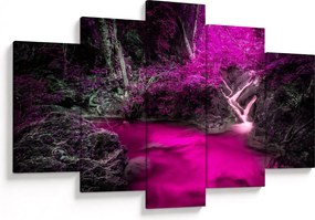 Tablou - Pădure roz (150x105 cm)