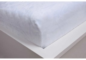 Cearceaf alb din micropluș cu elastic 180x200 cm – Jerry Fabrics