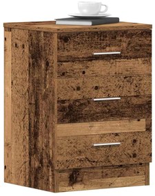 vidaXL Noptiera din lemn vechi 38x35x55 cm lemn prelucrat