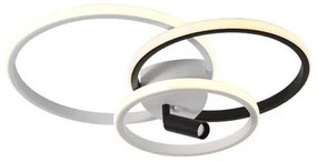 Plafonieră LED dimabilă LED/70W/230V 3000-6500K alb/negru + telecomandă