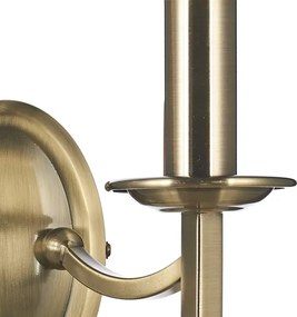 Där Lighting AMB0975 - Aplică de perete AMBASSADOR 2xE14/40W/230V alamă