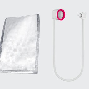 Aparat de vidat alimente AENO AVS0004W, 70 kPa, 4 moduri, Latime maxima a pungii de 30 cm, Functie automata, Buton Stop, LED, Alb