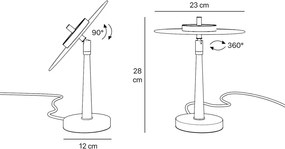 Lampa de masa design italian modern Vinyl-Inspired