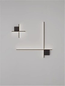 Aplica de perete cu lumina ambientala LED Cross 30cm