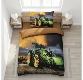 Lenjerie de pat din microsaten 3D TRACTOR FORCE colorat Dimensiune lenjerie de pat: 70 x 90 cm | 140 x 200 cm