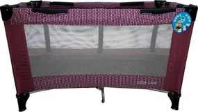 Patut Pliant, Tarc copii Baby Care™ PRO, Pliabil pe 2 Niveluri, plasa tantari,geanta transport inclusa, Mov