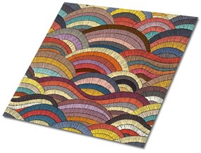 Plăci de vinil autoadezive Valuri patchwork