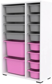 Organizator jucării Dremonka 7 (alb + Gri + roz). 1124307