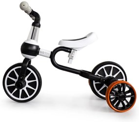 Bicicletă de jogging 4 în 1 cu pedale detașabile și roți laterale negru