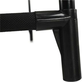 Raft multifuncţional pentru dulap, negru, EFREN