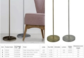 Lampadar modern directionabil design minimalist Fusion EU1007AB SRT