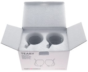 TEMPO-KONDELA TEARY, pahar de vin cu pai încorporat, set de 2, 300 ml