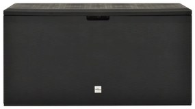 49446 vidaXL Ladă de depozitare pentru grădină, antracit, 114 x 47 x 60 cm