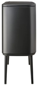 Coș de gunoi gri închis cu senzori de atingere din oțel 36 l Bo Touch Bin – Brabantia