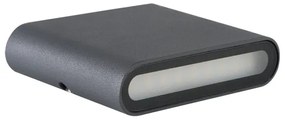 Aplică perete exterior LED GARTO LED/8W/230V grafit