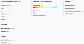 Lustra / Plafoniera LED design modern slim SHOKU 35cm alb/negru