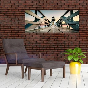 Tablou - pe dig (120x50 cm)