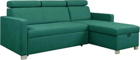 Coltar extensibil BRICO, universal, stofa catifelata verde - Element 2