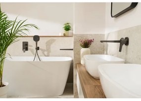 KFA Armatura 4529-810-61 - Baterie pentru lavoar MALAGA, montaj încastrat, gri metalizat