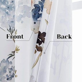 Draperie albă dimout (semi-opacă) 135x250 cm Solkone – Restilo