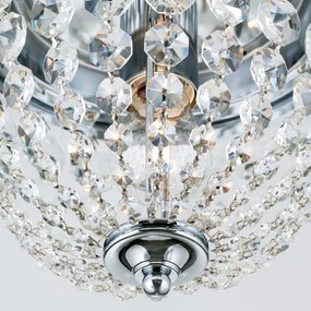 Plafonieră de cristal Orion DLU 1840/26 PLAFOND 1xE27/40W/230V d. 26 cm crom