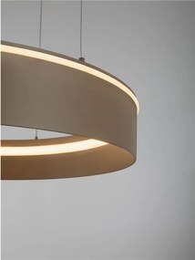 Lustra LED design circular OLIVIA bej D-60cm