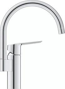 Baterie bucatarie Grohe Start cu pipa pivotanta crom lucios