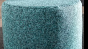 Taburet tapițat Liza - Turquoise