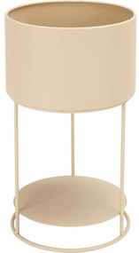 Set de suporturi metalice pentru flori Navelli bej, 2 buc.