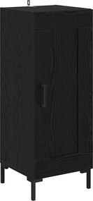 vidaXL Bufet Olden Stejar Negru 34,5 x 34 x 90 cm