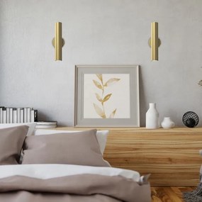 Aplică RAITO 2xGU10/8W/230V alamă