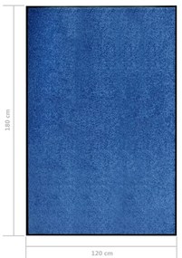 Covoras de usa lavabil, albastru, 120 x 180 cm 1, Albastru, 120 x 180 cm