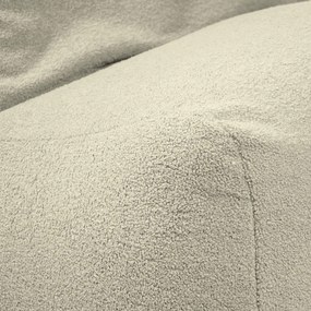 Fotoliu bean bag maro cu tapițerie din țesătură bouclé Seat 100 Lounge – SLOWDOWN