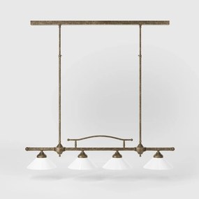 Lustra din alama cu inaltime reglabila Sofia 4L