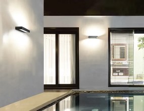 Aplica LED de exterior ambientala IP54 COSEL gri inchis
