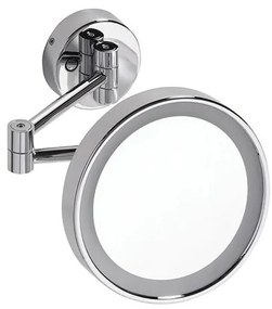 Oglindă cosmetică 22x20 cm, argintie